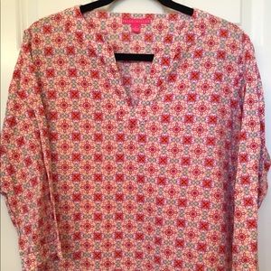 Colorful Peter Millar Tunic - Pink/Orange